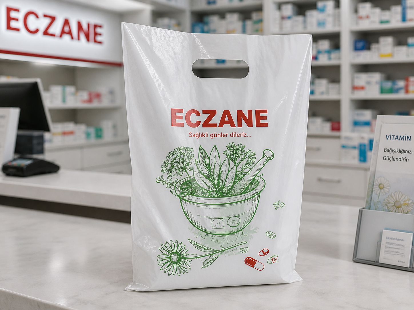 El Geçme Eczane Poşeti